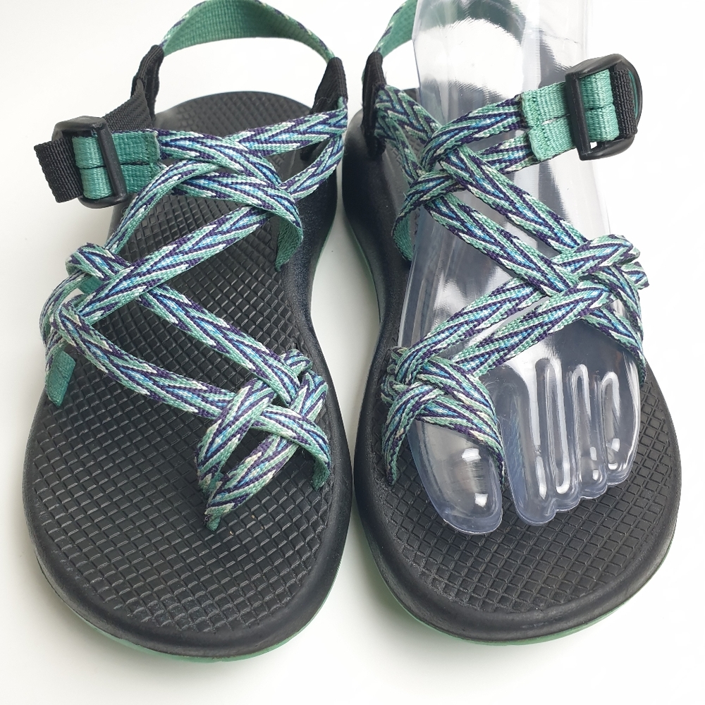 Chaco ZX/2 Classic outdoors adjustable Sandal slip-on double straps size 8